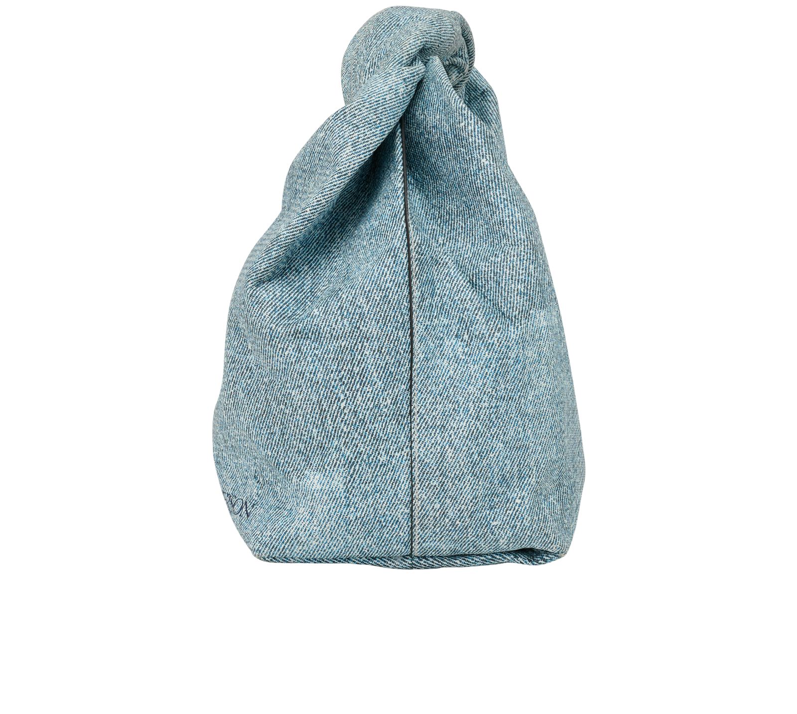 Twister Hobo Denim Effect, &pound;220, Handbags, Blue, Leather, Bottom view